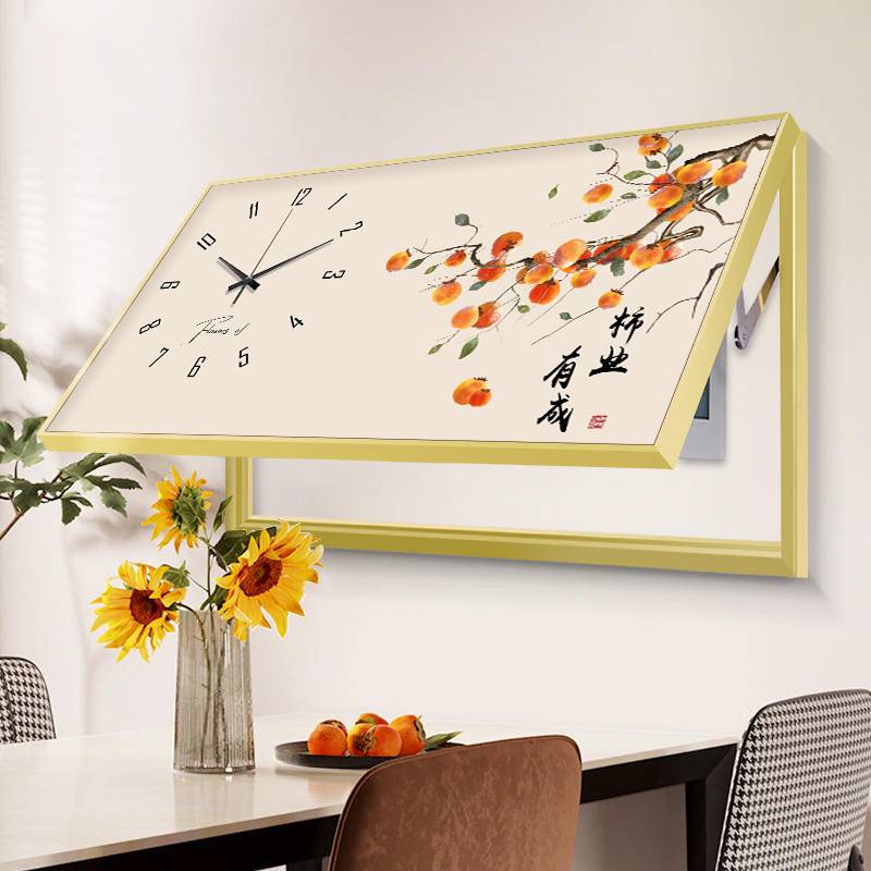 事事如意大尺寸电表箱装饰画免打孔配电箱遮挡餐厅挂画电源开关盒