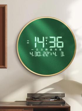 202TM125新款网红钟表约挂钟客家用现代创意电子时钟挂厅墙简卧室