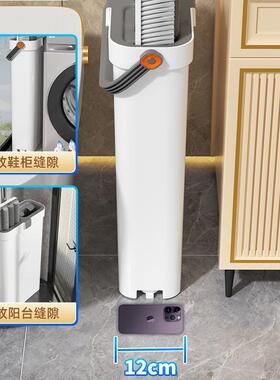 第六代窄墩缝HZN扫拖一体刮m刮免手洗拖把40c大拖板干乐湿两用平
