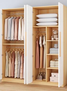 衣柜家用卧室出租用简房易装经济纳型实木儿童小户型TJZ收柜子衣