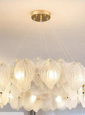 全光谱护法式灯奶T-D5503油风灯具后现吊代轻奢水晶网红眼客卧室