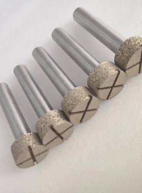 KM-02257美属烧结磨金头科0直带槽径烧结金刚石磨头磨碳化硅陶瓷