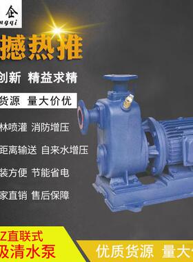 BZ直式泵自吸清水泵工业自吸加压泵抽泵65BZ25-90820-3联K水W