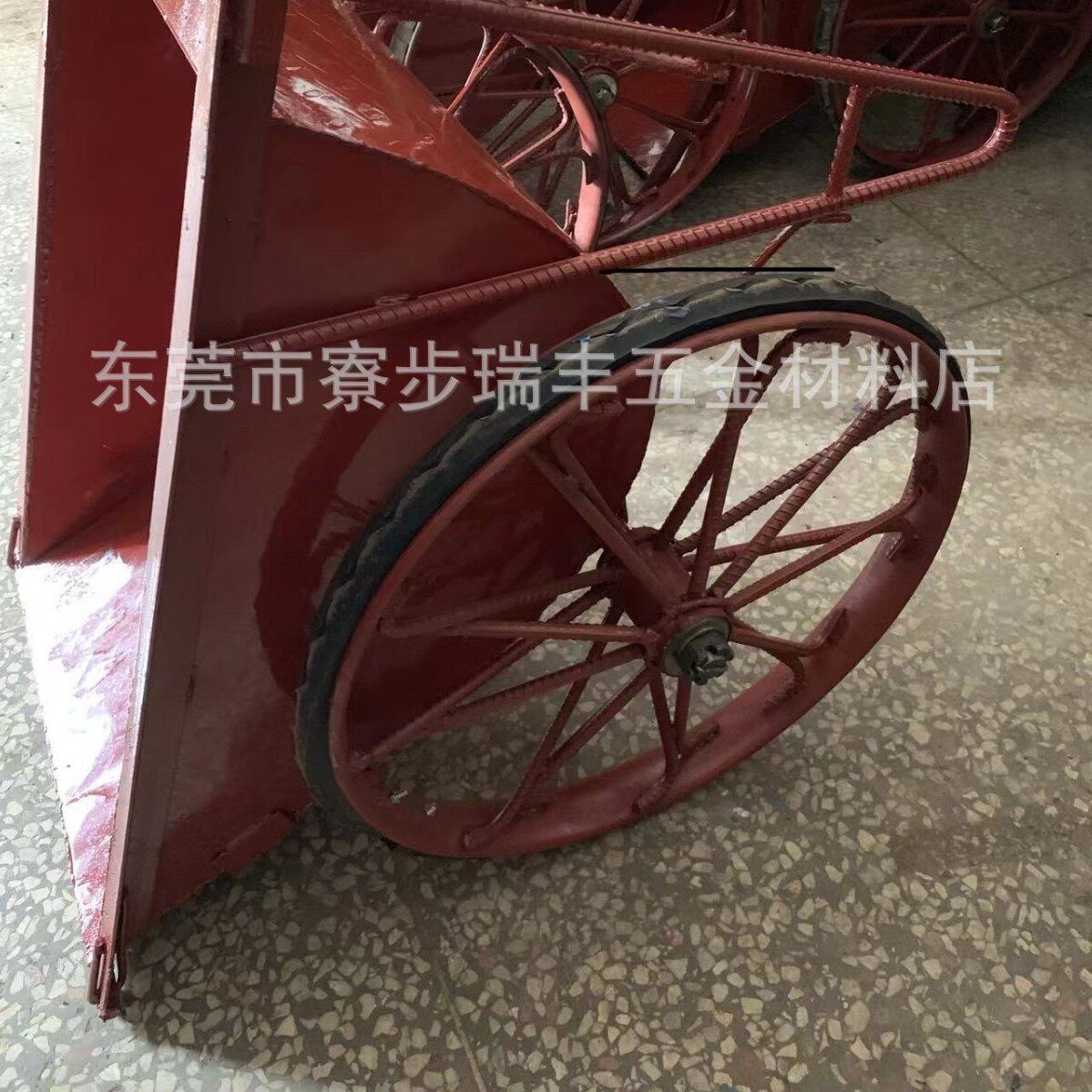 灰斗车轮子建筑工地手推车轮子人力垃圾车轮子移动车轮子