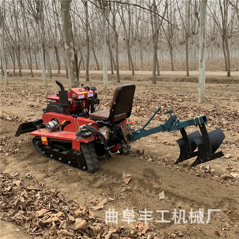 农用履带旋耕机旱地水田耕地机多功能家用小型犁田机松土机翻土机