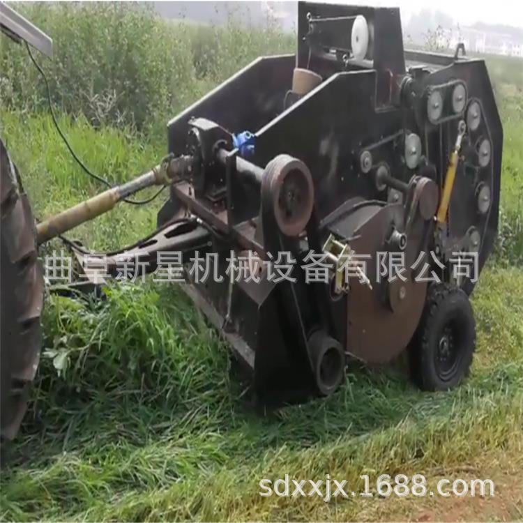 捆全自动玉秸秆米粉碎打捆机草农用OXK麦秸牧草稻草割圆捡拾收打