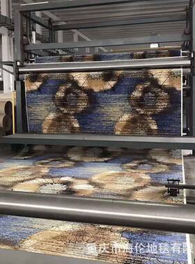 尼龙印花地毯酒宾馆走廊地毯电院PVC影满防火B1方店块铺ZCK尼龙地