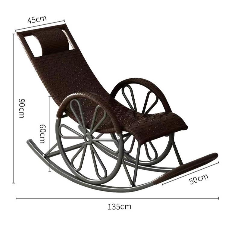 夏躺季摇椅网红成人午睡EXE椅客厅阳台懒人椅逍遥椅人休老闲摇摇