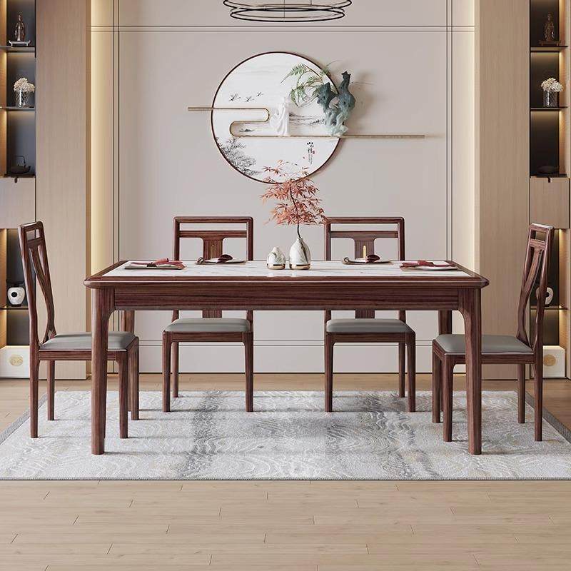 新中式金实木餐桌椅乌组合餐厅DWR长方形子西餐桌桌椅高端木家用,鲜花速递/花卉仿真/绿植园艺,其它园艺用品,淘宝优惠券,粉丝福利购,淘宝优惠卷
