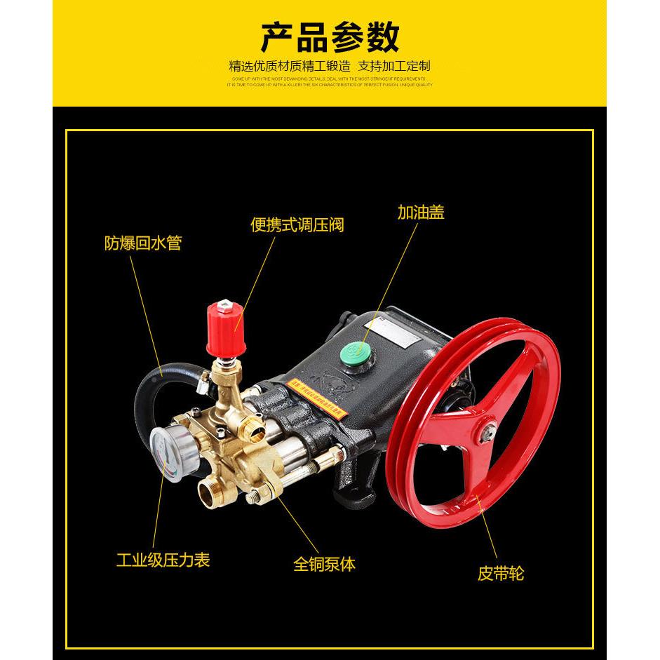 厂家直供55/8型YHT-55清洗机泵头压清洗各机泵头种全5铜高泵头