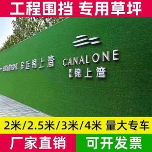 仿塑真草坪地毯人工假皮户外铺草垫造料ULB草人绿色工程围挡幼儿