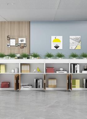 办室花槽柜隔断矮文件柜储柜物柜柜隔60442断花柜资料柜隔公断办