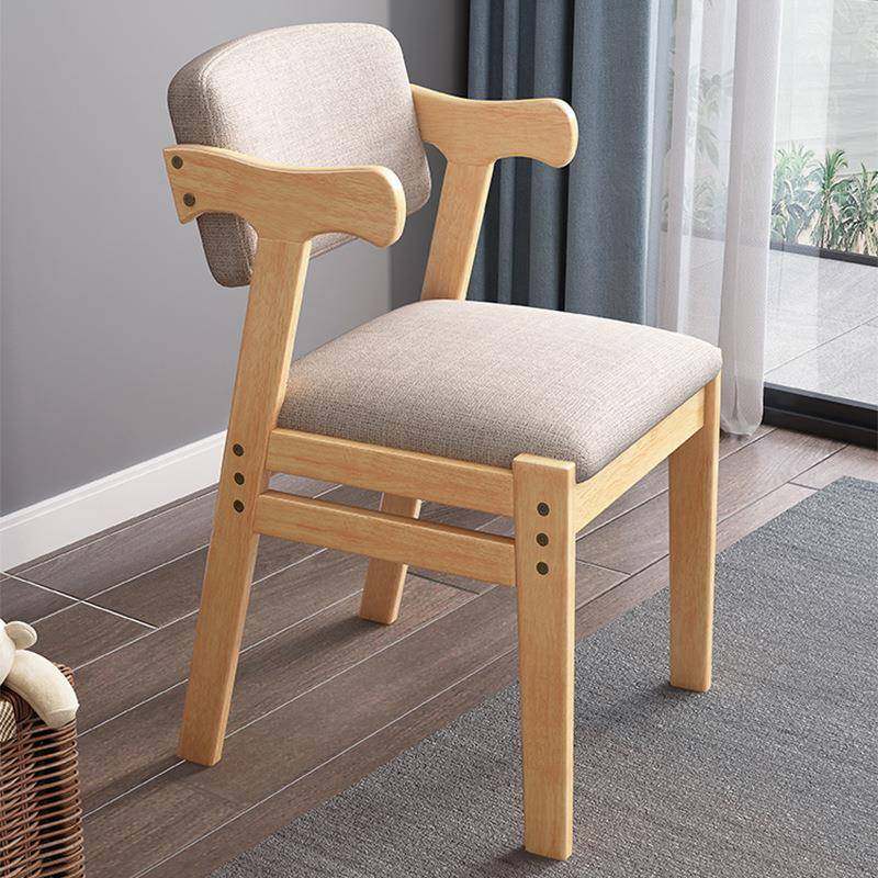 实木升降椅背约办公椅简靠书桌椅餐TEV用椅凳子家学生学习桌椅牛