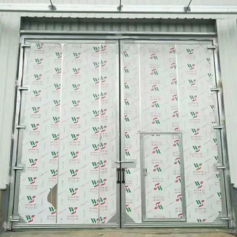 厂家厂车间门折617叠房推拉门保温推开拉门pvc防尘门工业平门