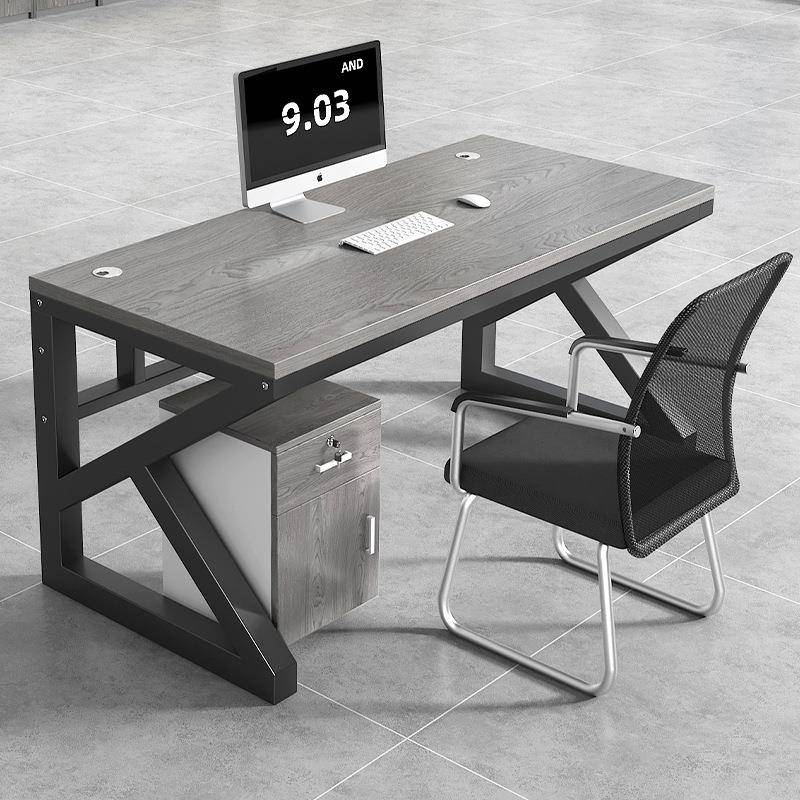 员办公桌椅组4合6六人位办公室家具卡座电四脑桌现790代简约职员