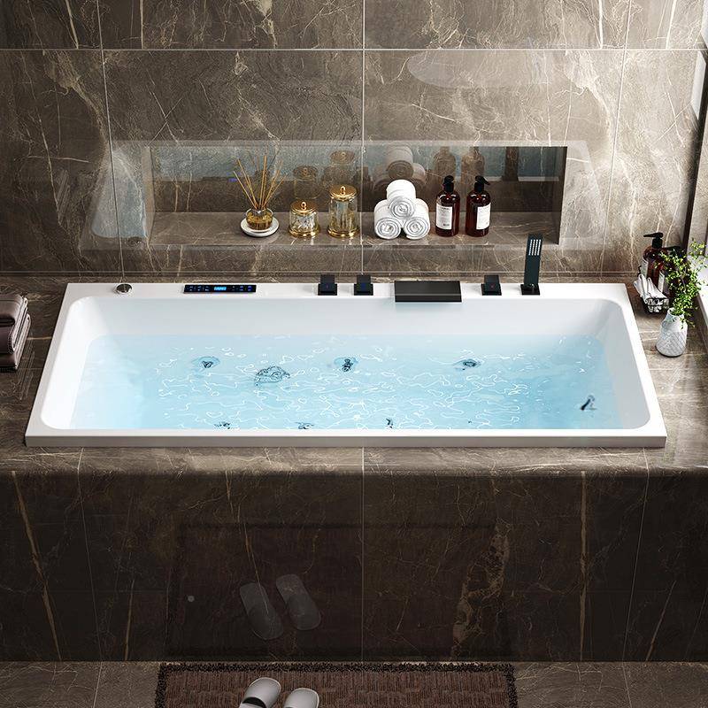 嵌式788浴缸亚克力按冲浪摩家入成人镶嵌式砌砖智能恒温加用热浴