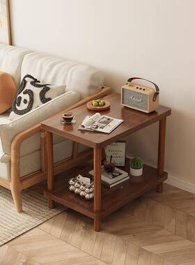 沙发边几层双茶几客厅家用卧室小户型租简易约床头桌置物RQC架简