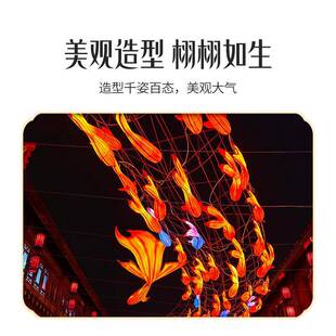 古中秋灯锦鲤KUG鱼灯传统贡手工制作镇景区手工笼鱼灯豫园自灯会