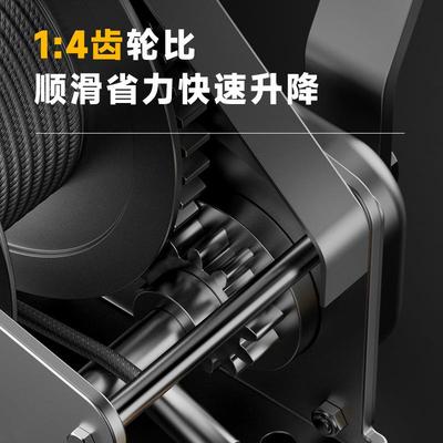 手自锁式手摇绞盘重型手摇绞盘轴承式30绞4不锈钢绞IES盘摇手动盘