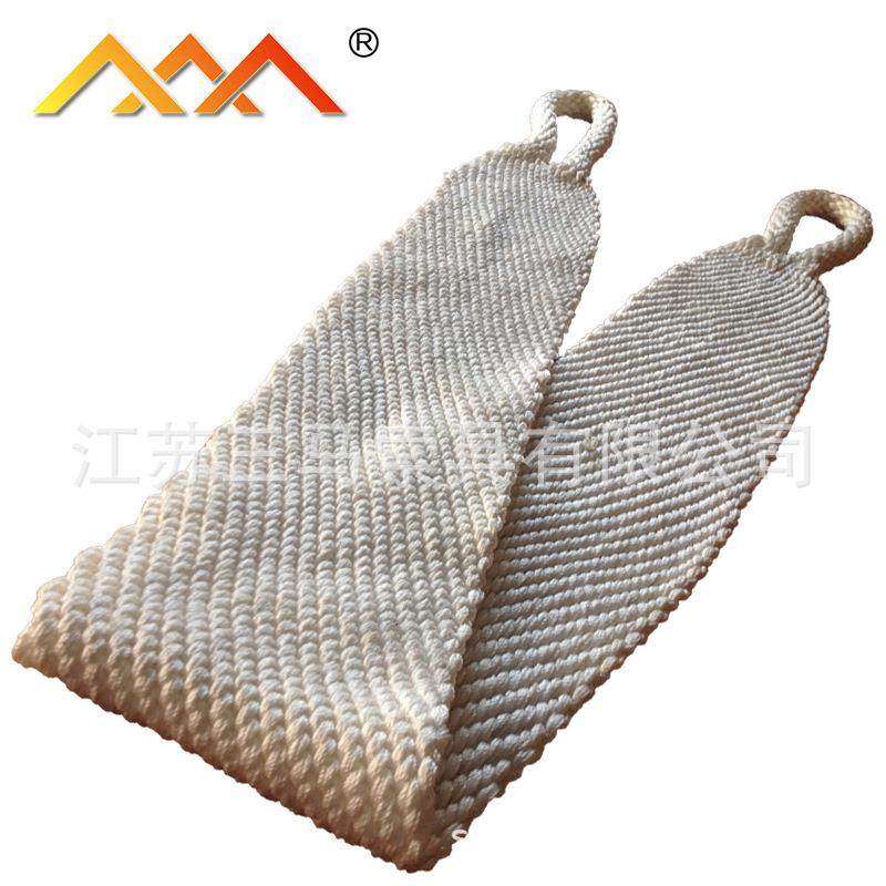 三马索具扁平尼龙吊头绳两扣高强HIV纤维尼吊带龙加厚钢管起重吊