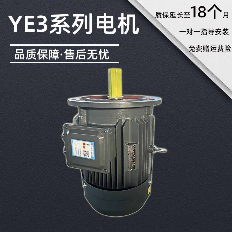 河北电机厂家大量销售YE3-2极2.2-90KW三相异步电机380v电机