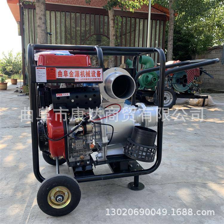 汽JLL油款自吸泵口150m径自吸泵柴m手推泵油防汛应急排水泵