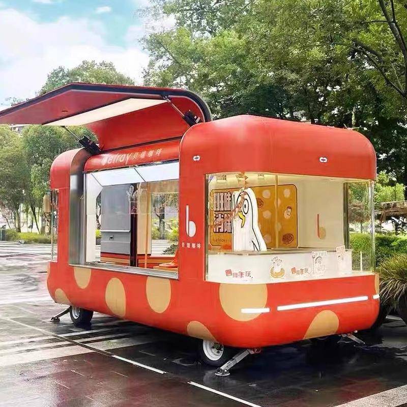 外移动餐品NNC车景区夜市吃饮早餐餐车网红打卡户多功能性移动餐