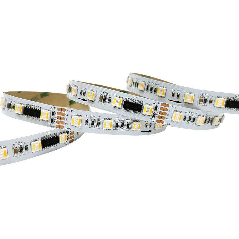 5050RGBWW外置UCS512G6 5合1编程麦爵士512幻彩led灯带