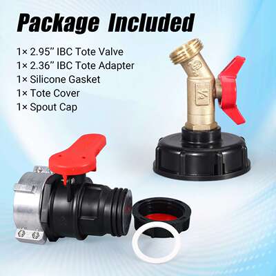 IBC Tote Adapter (75 mm) Coarse Thread IBC Tote Valve  DN50