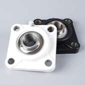 207 206 208 205 塑料尼龙方形白色轴承座带不锈钢外球面轴承F204