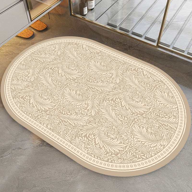 美式高级感吸水垫浴室卫生间门口防滑地垫洗手间厕所小地毯多材质,居家布艺,厨房地垫,淘宝优惠券,粉丝福利购,淘宝优惠卷