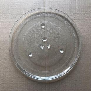 玻璃通用底盘专用通用转盘微波炉内加热平底盘家用27cm玻璃地盘
