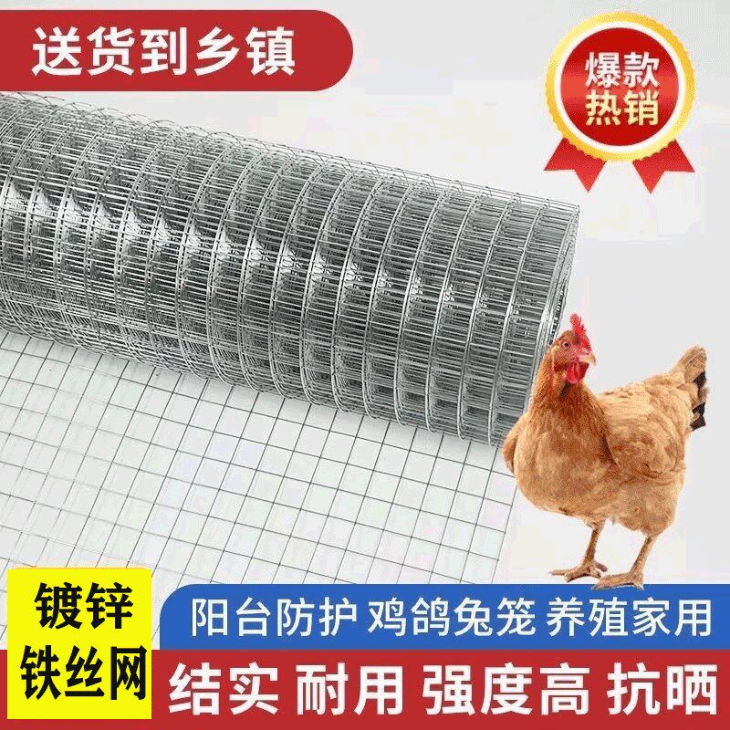 速发热镀锌铁丝网台防网小孔防鼠蛇养鸡养殖防锈电护焊格钢丝围栏