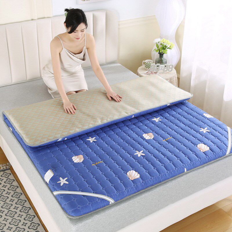 速发榻榻米夏季叠席床垫子软垫学生宿舍单人冬夏两用折凉薄款家用