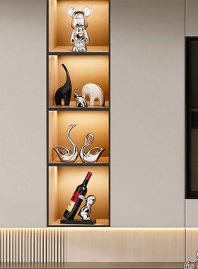 速发客厅办公室电视柜酒柜轻居摆件陶瓷装奢高档玄关家饰装