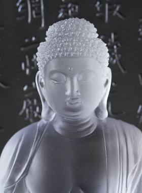 速发25厘米琉客药师佛佛像药件居家璃厅摆师琉璃光如来佛具用品