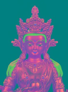 速发地藏王菩佛像密宗纯铜鎏金居家供奉摆件57寸1尺地藏王菩萨像