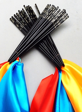 速发蒙古族舞蹈筷子黑色跳筷筷成人艺考筷子舞舞表舞道具加长广场