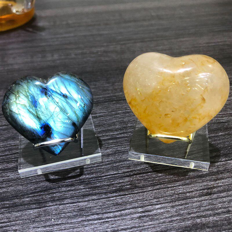 速发水晶原石奇石玉石矿标晶簇矿石展示架亚克力底座展示台铁艺置