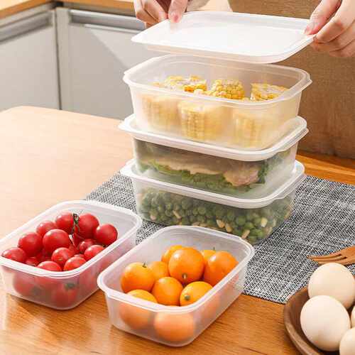 沃德百惠（WORTHBUY）冰箱收纳盒食品级冻肉盒冷冻冷藏保鲜盒密封