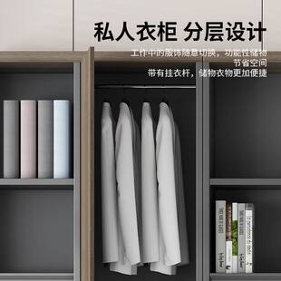 办公室文件柜木质书柜置物架储物档案柜资料柜老板办公桌背景柜