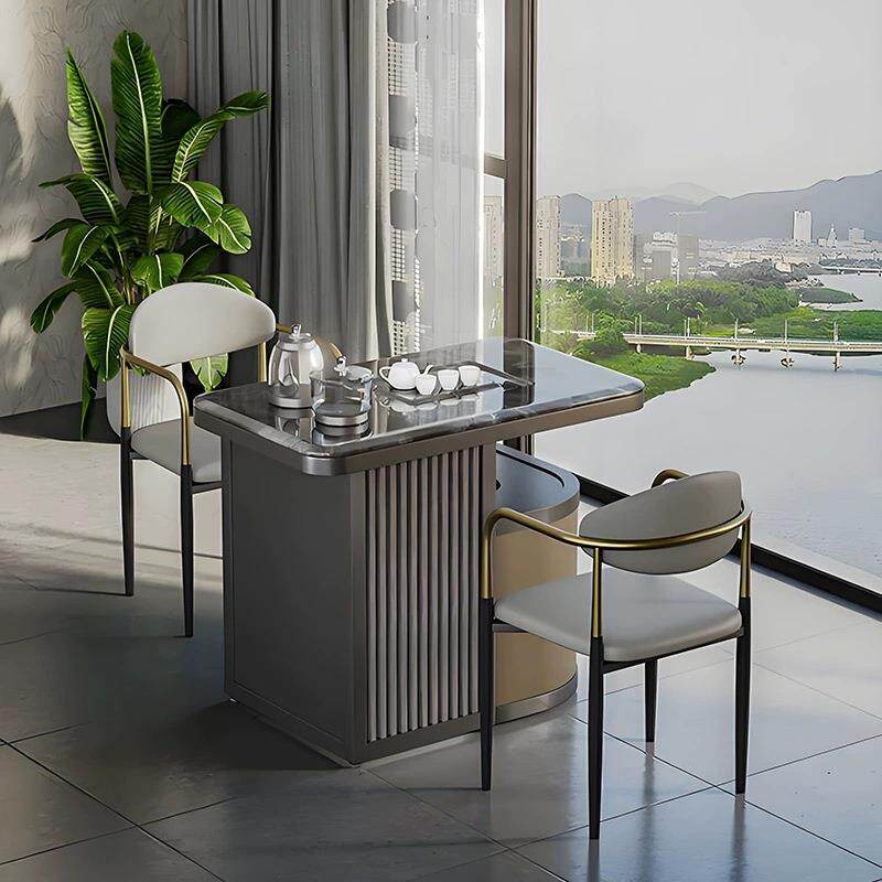 2026新款家用小户型客厅阳台茶桌茶台桌椅组合现代简约超晶石茶几