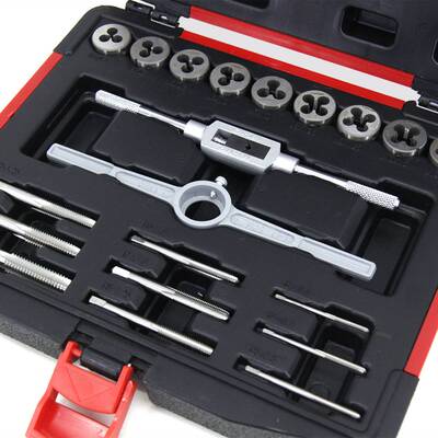 上海力易得高速钢20件公制手用丝锥套装E0204