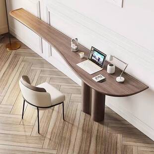 实木电脑桌客厅书桌轻奢梳妆台卧室家用书房写字台简约办公桌