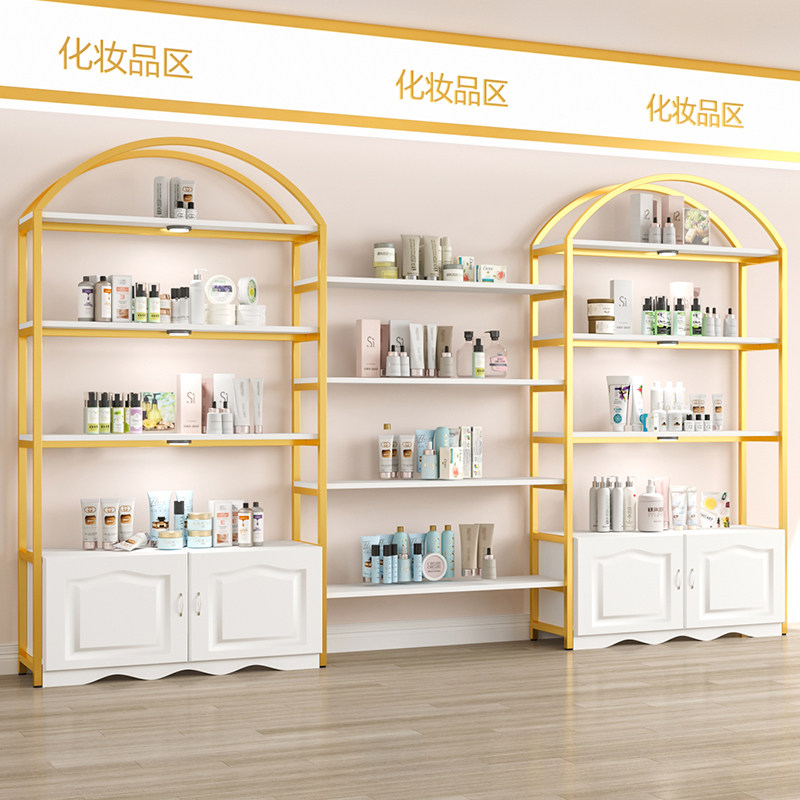 化妆品展示柜美容院护肤理发店产品样品美甲陈列柜子多层置物货架,商业/办公家具,展示柜/陈列柜/展示架/货柜,淘宝优惠券,粉丝福利购,淘宝优惠卷