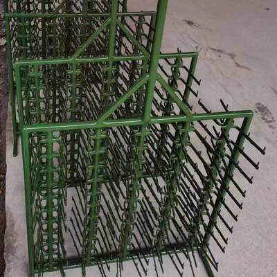 电镀势光挂具非标电镀电泳不锈钢绿色包胶镀铬喷漆喷涂架厂家直销