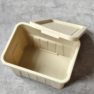 收具纳箱大容量2L居家用品储IKN物箱带盖车2载露衣物玩整营理箱