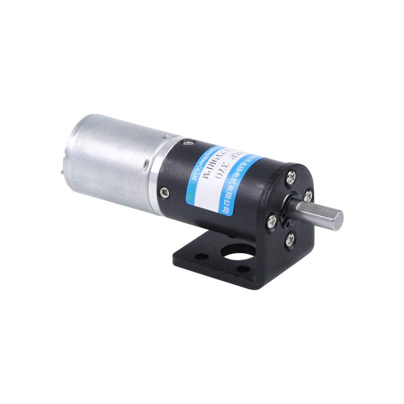 微型直流减速电机12v24v6伏小电机24mm370行星齿轮低速慢速小马达