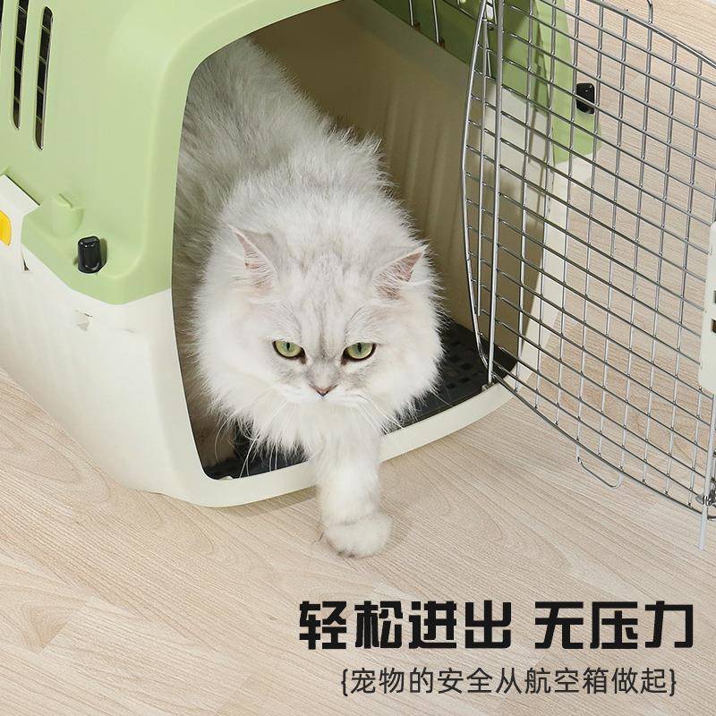 手提宠物航空箱中小型狗狗外出托运空运箱可拆卸车载出行猫猫笼子