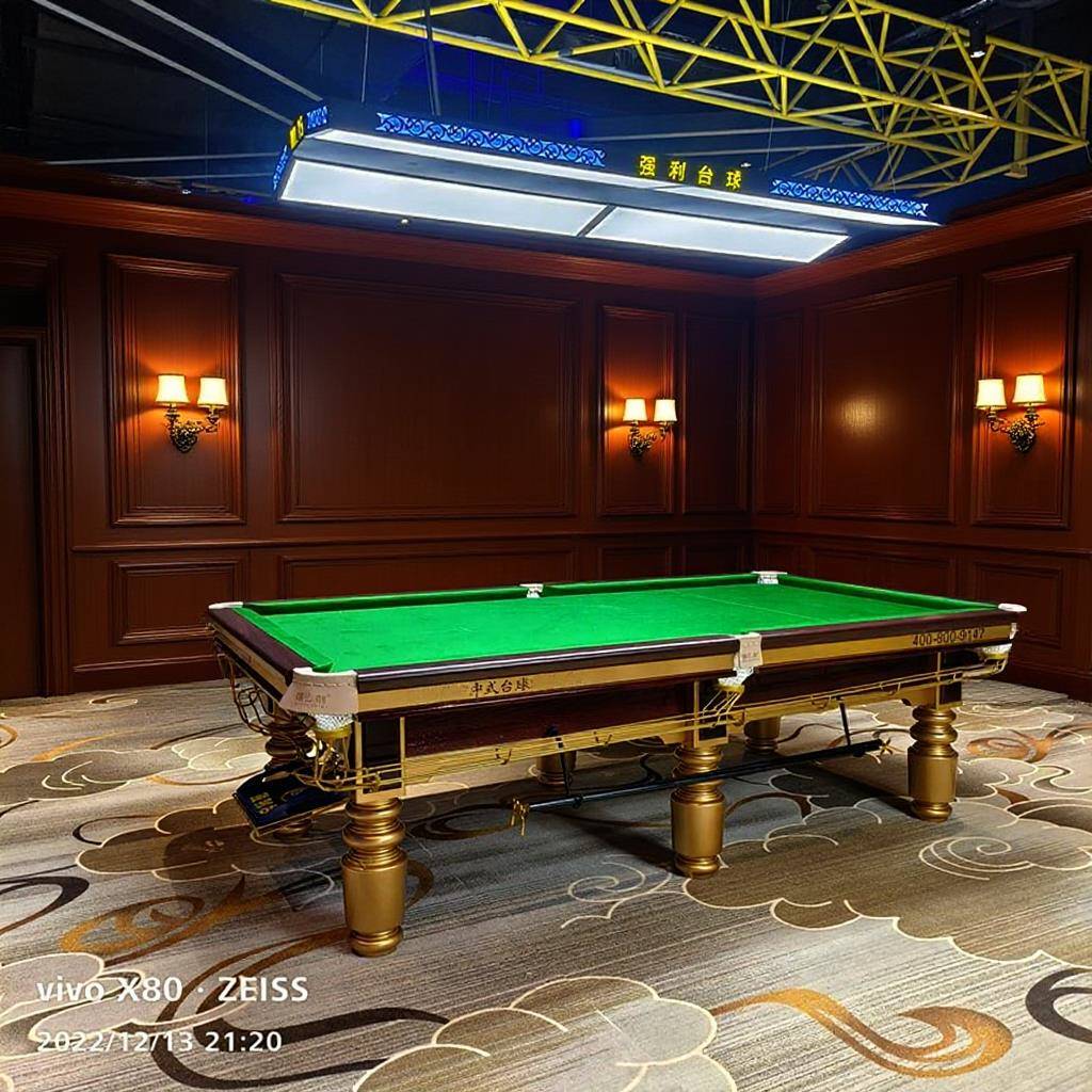 美式商用台球桌标准台青石球桌标准美式家用室内成人中式台球桌